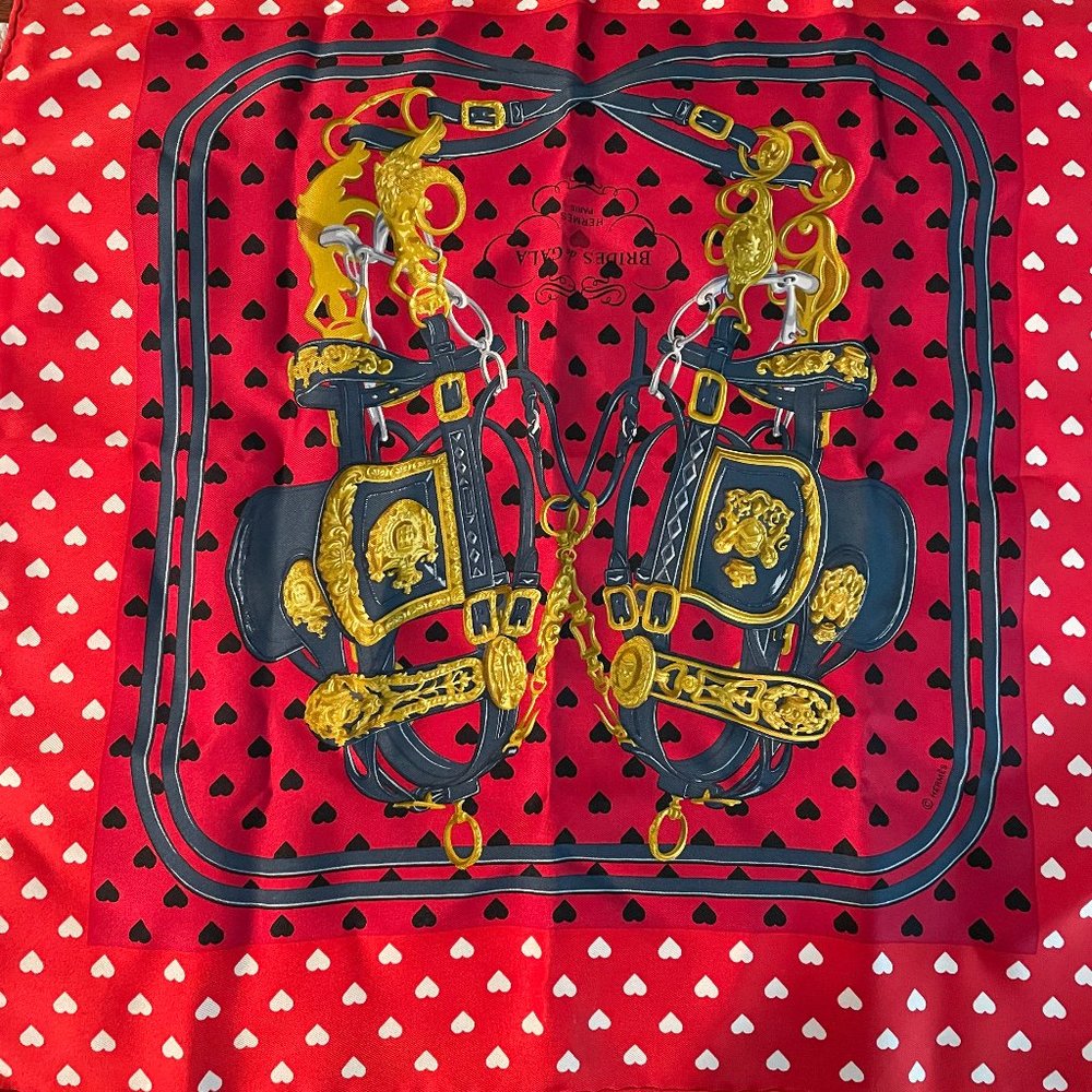 Hermes Valentine Scarf
